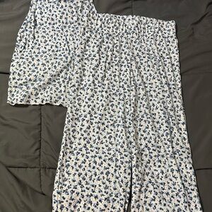 Art Class Blue Floral Sleepwear